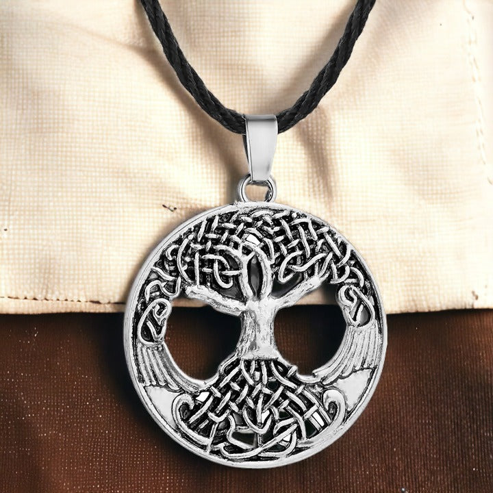 Ancient Tree of Life Silver Necklace