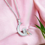 Astral Angel Moon Necklace