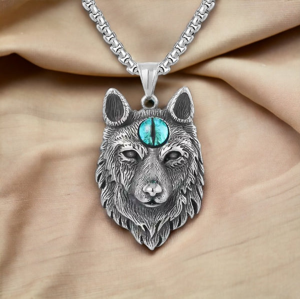 Berserker Wolf Viking Necklace