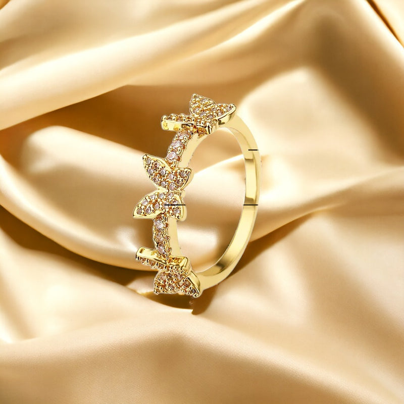 Butterfly Whimsy Ring gold