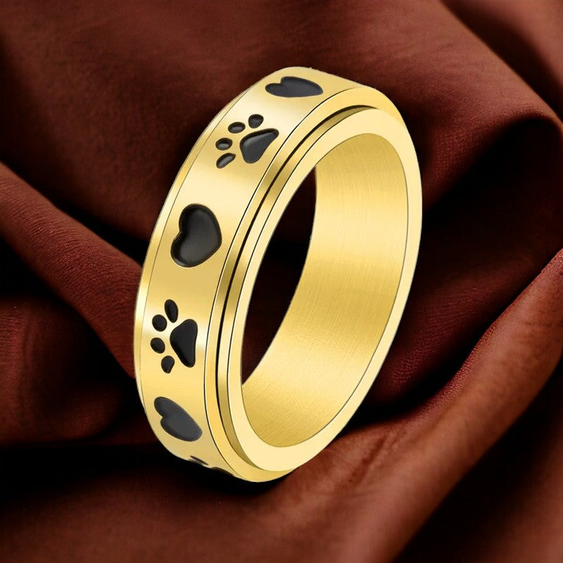 Companion Paw Print Ring