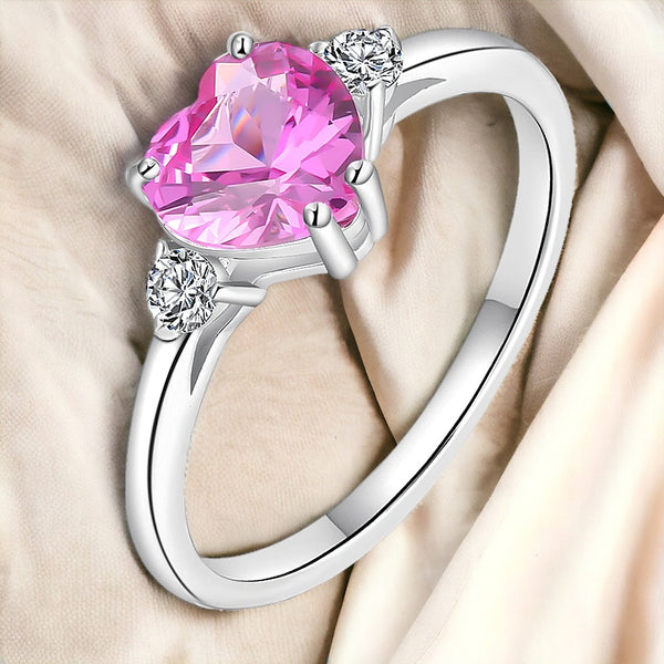 Coral Blush Pink Ring