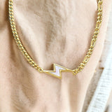 Dazzling lighting Strike Necklace