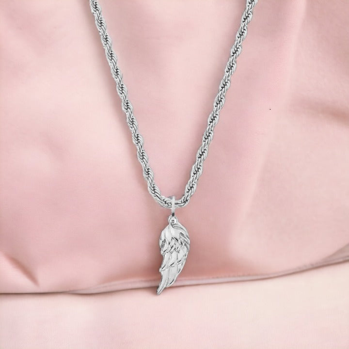 Delicate Wing Feather Necklace