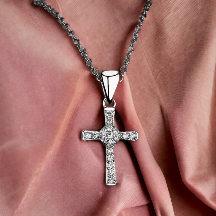 Diamond Covenant Cross Necklace