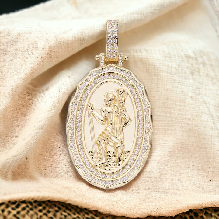 Diamond Explorer St Christopher Necklace