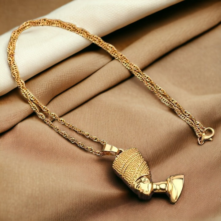 Gold Egyptian Artistry Necklace