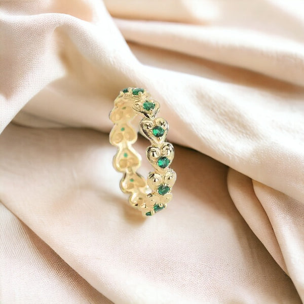 Aura Emerald Ring