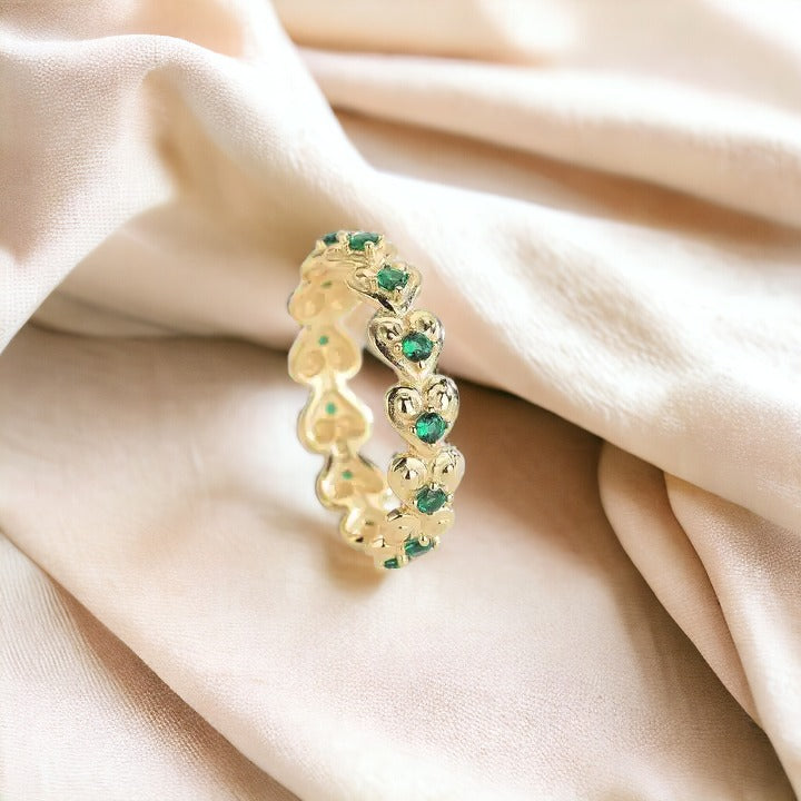 Aura Emerald Ring