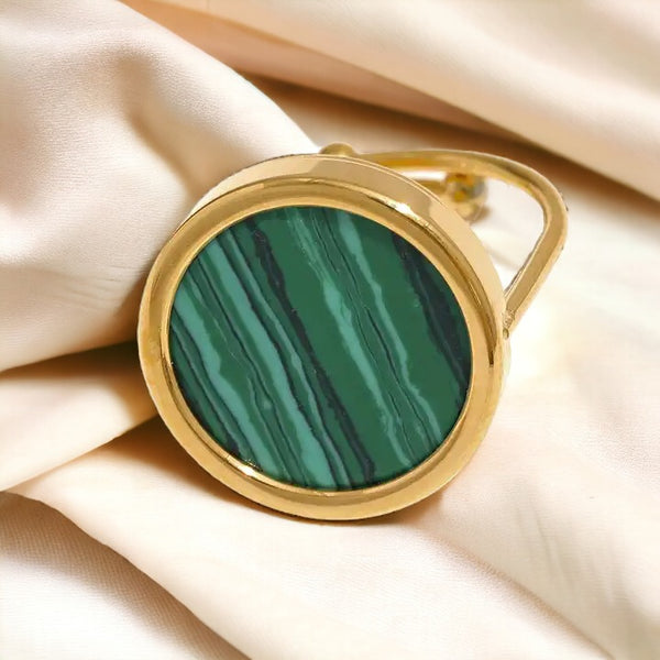 Emerald Orbit Ring