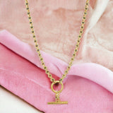 Eternal Gold T-Bar Necklace