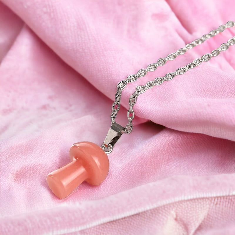 Fairy Tale Mushroom Necklace