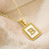 Fine Filigree Initial Necklace