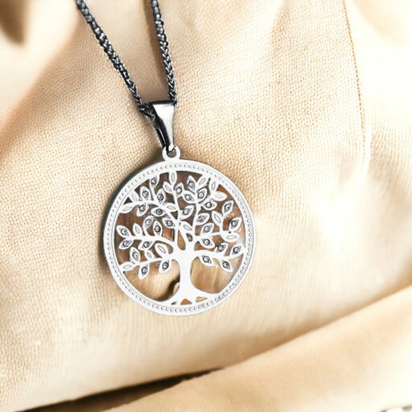 Flourishing Tree Silver Necklace