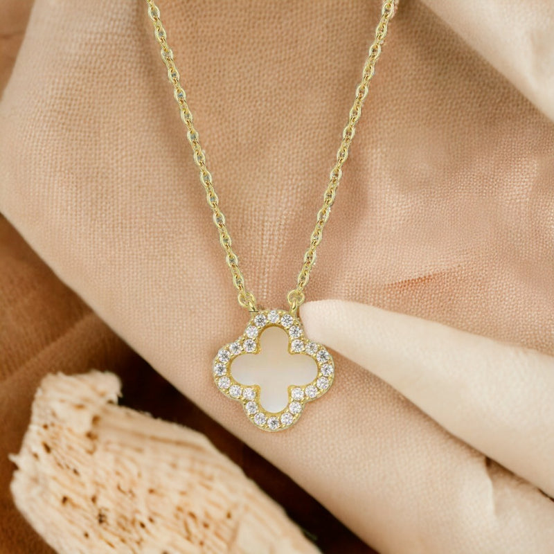 Four Leaf Golden Miracle Necklace