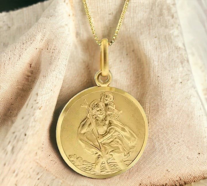 Gold Pilgrim St-Christopher Necklace