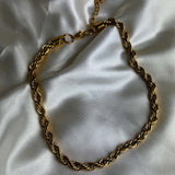 Gold-Plated-Thick-Twisted-Chain-Necklace