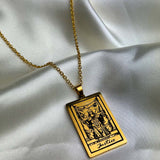 Gold-necklace-vintage-tarot-card-justice