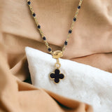 Golden Clover Glitz Necklace