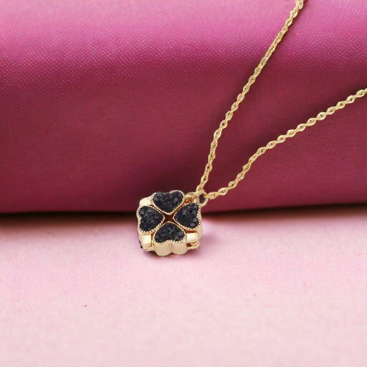 Golden Harmony Clover Necklace