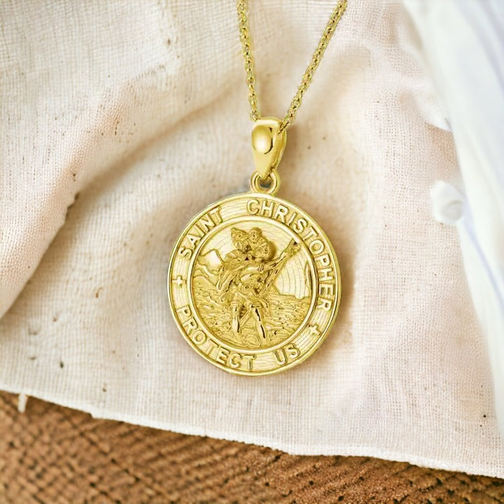 Golden Journeyman St-Christopher Necklace