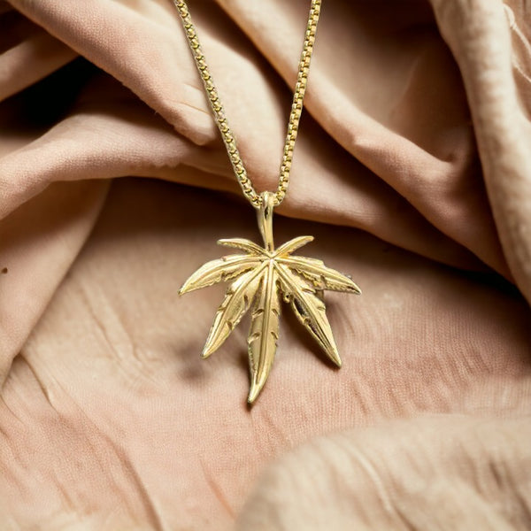 Golden Leaf Necklace