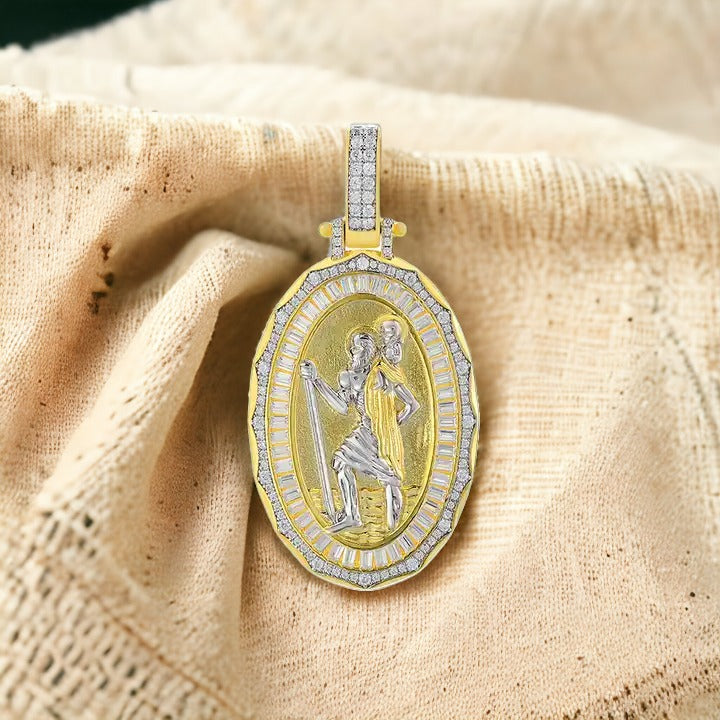 Navigator Gold St Christopher Necklace