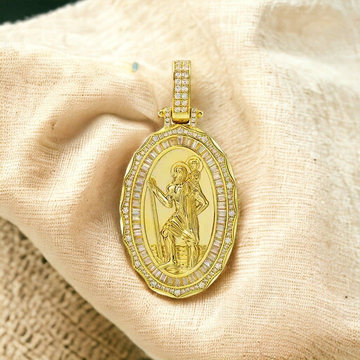 Pathfinder Gold St-Christopher Necklace