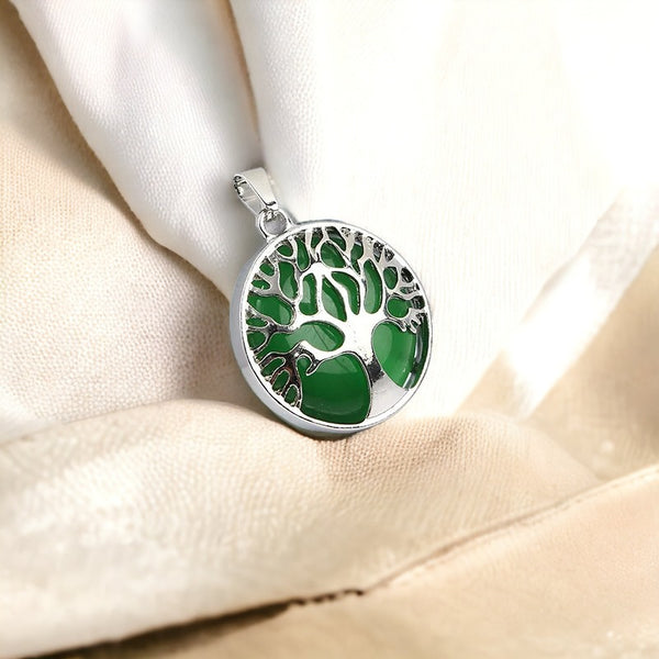 Green Tree Of Life Necklace