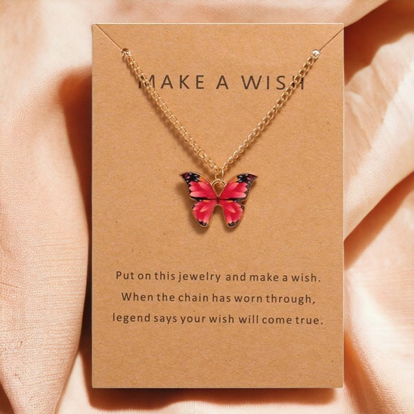 Dreamy Gold Butterfly Necklace