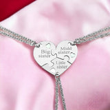 Heart of Friends Trio Necklace