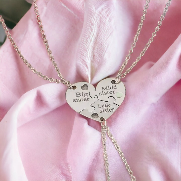 Heart of Friends Trio Necklace