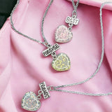 Heartfelt Bond Trio Best Friend Necklace