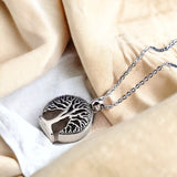 Silver Infinite Nature Tree Necklace