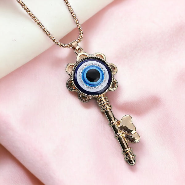 Key Zenith Evil Eye Necklace