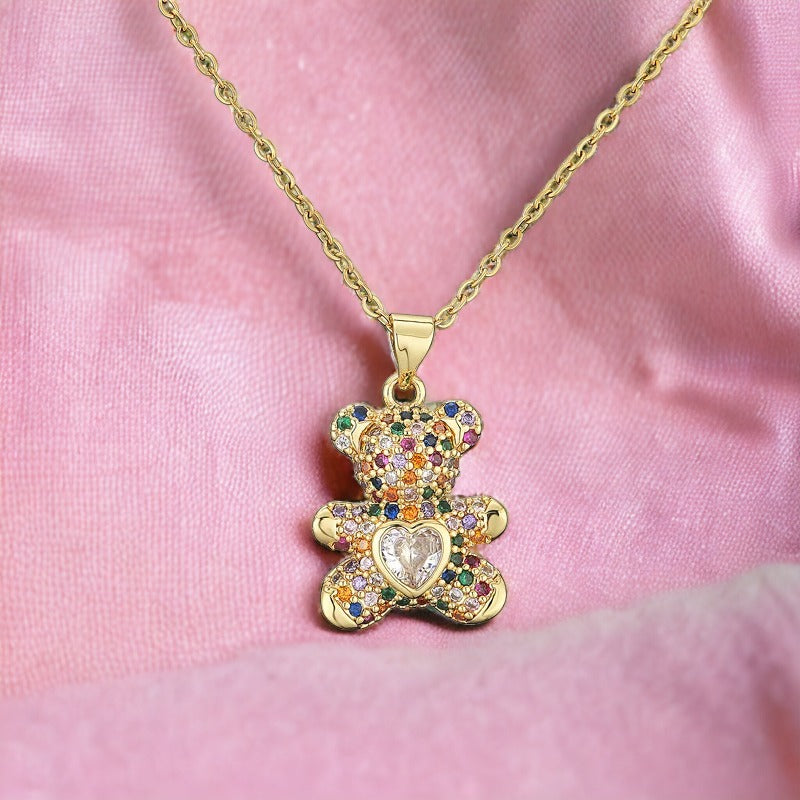 Little Treasure Teddy Necklace