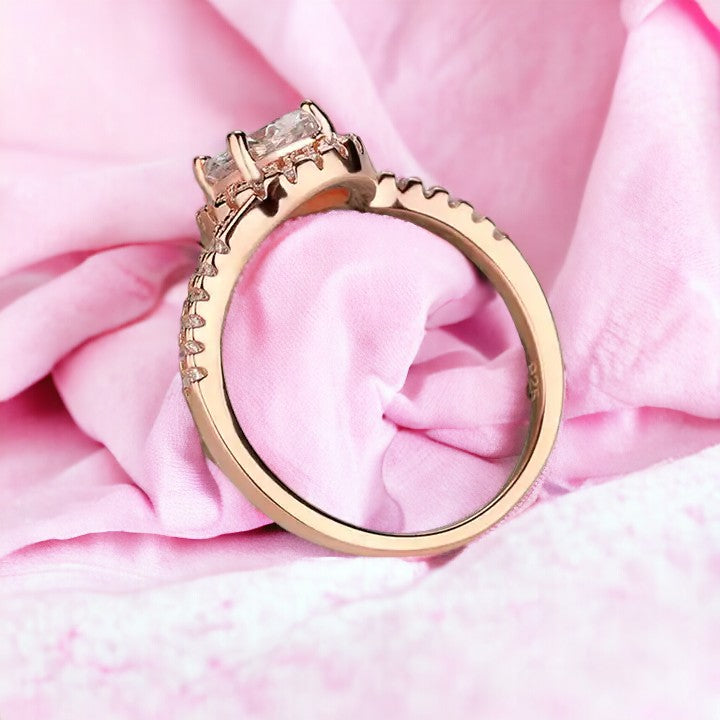 Luminous Rose Gold Ring