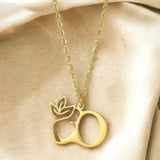 Luxe Flower Initial Necklace