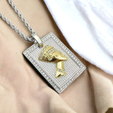 Luxury Egyptian Heritage Necklace Silver