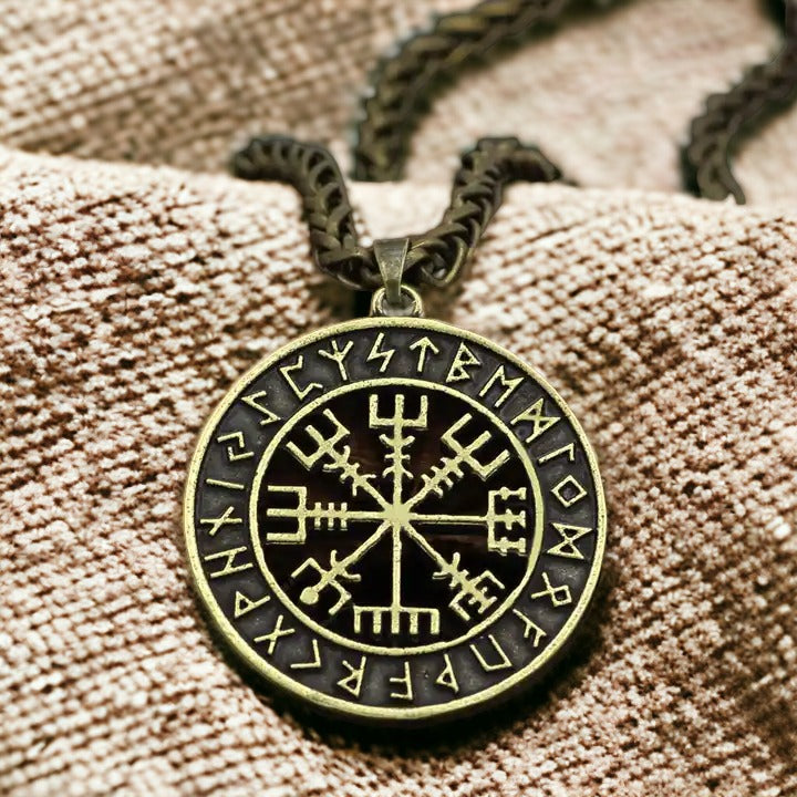 Midgard Wheel Viking Necklace