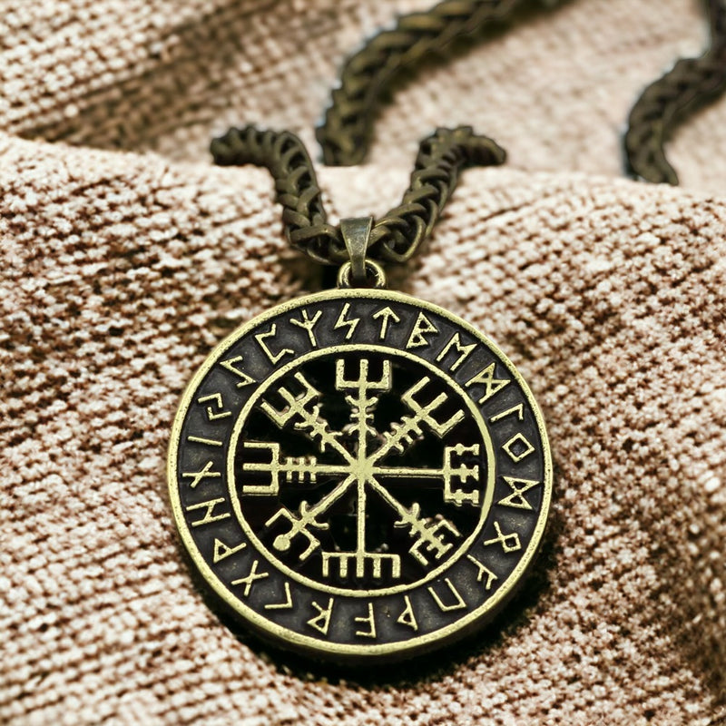 Midgard Wheel Viking Necklace