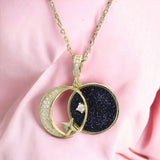 Ethereal Moon Glint Necklace