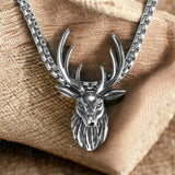 Mystic Elk Viking Necklace