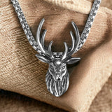 Mystic Elk Viking Necklace