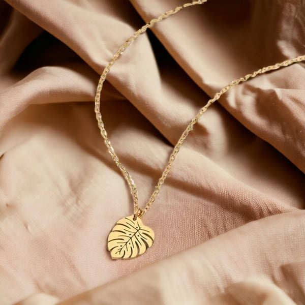 Nature's Embrace Leaf Necklace