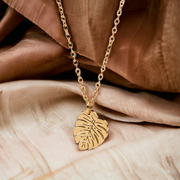 Nature's Embrace Leaf Necklace