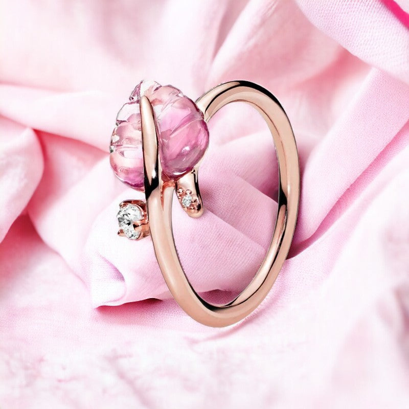 Opulent Rose Gold Ring