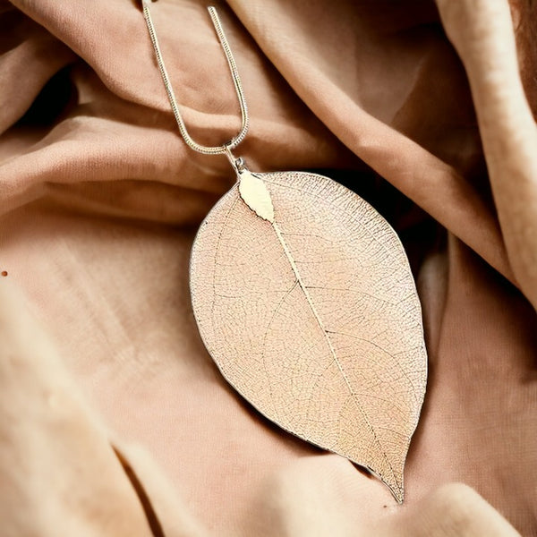 Organic Leaf Necklace