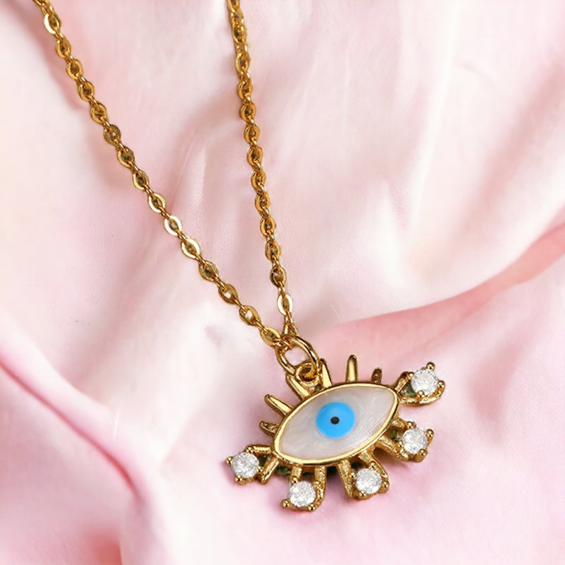 Ornate Evil Eye Necklace