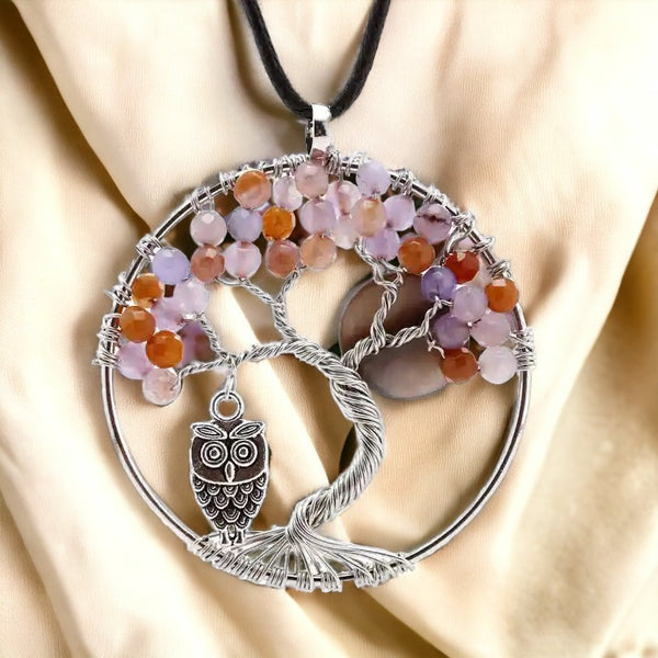 Owl Tree of Life Necklace